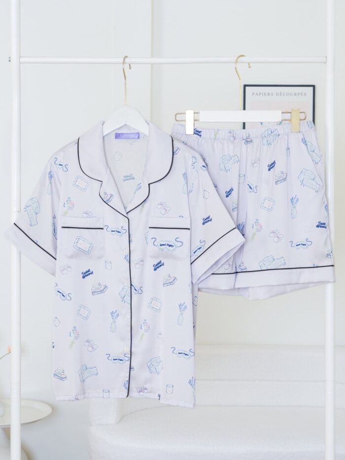 ชุดนอน LovelyNight แขนสั้น-ขาสั้น Good Night A57 - Image 10