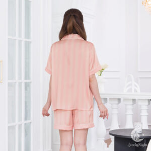 A76 ชุดนอน LovelyNight แขนสั้น-ขาสั้น Nude Pink - LovelyNight