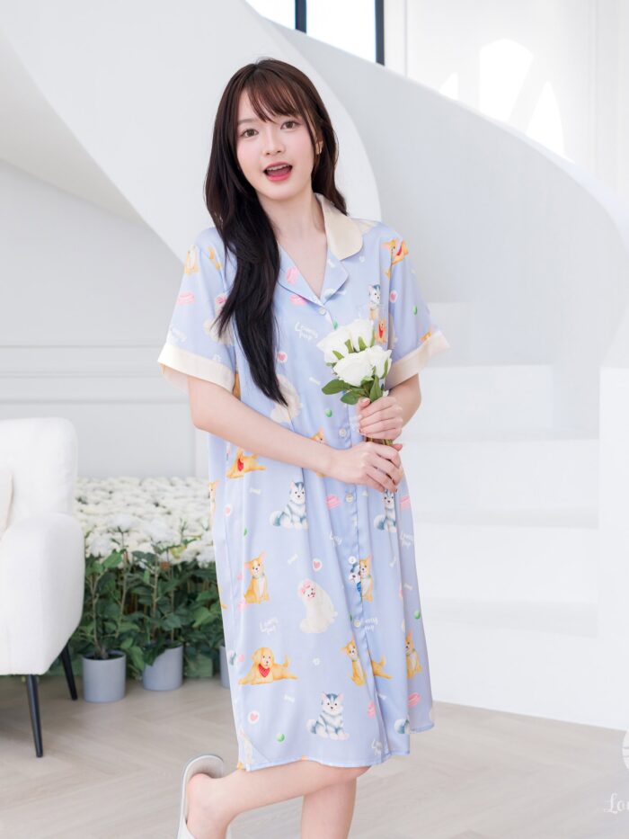 ชุดนอน LovelyNight กระโปรง Lovely Pup C84 - Image 3