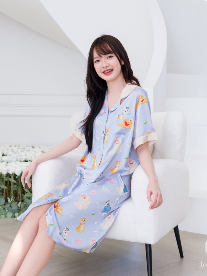 ชุดนอน LovelyNight กระโปรง Lovely Pup C84 - Image 4