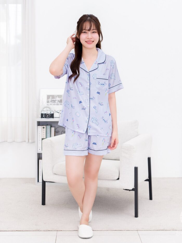 ชุดนอน LovelyNight แขนสั้น-ขาสั้น Good Night A57 - Image 7