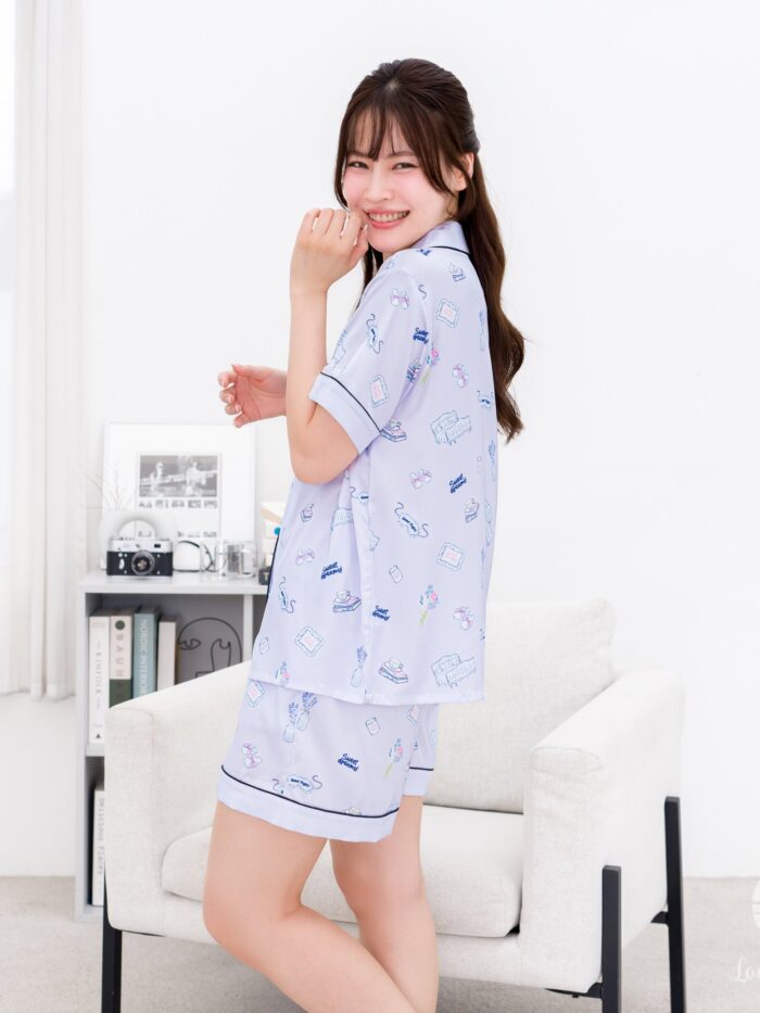 ชุดนอน LovelyNight แขนสั้น-ขาสั้น Good Night A57 - Image 3