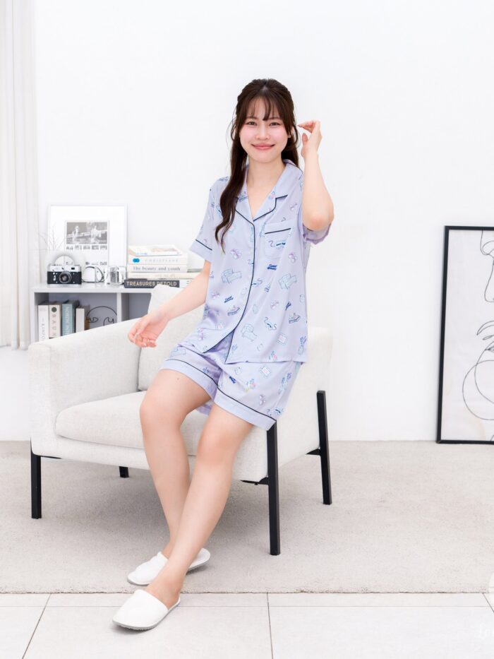 ชุดนอน LovelyNight แขนสั้น-ขาสั้น Good Night A57 - Image 5