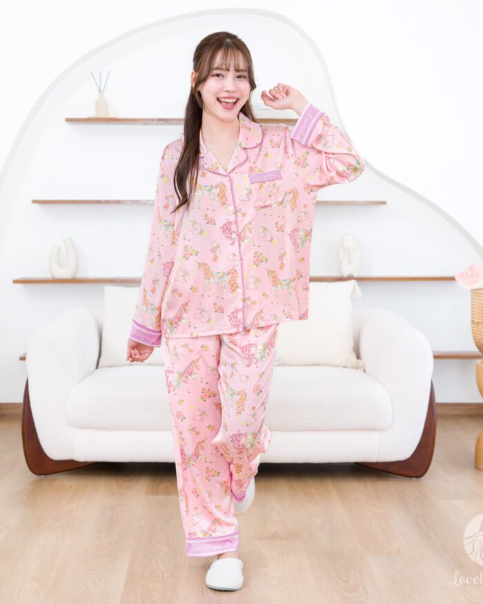 ชุดนอน LovelyNight แขนยาว-ขายาว Fairy Unicorn B25