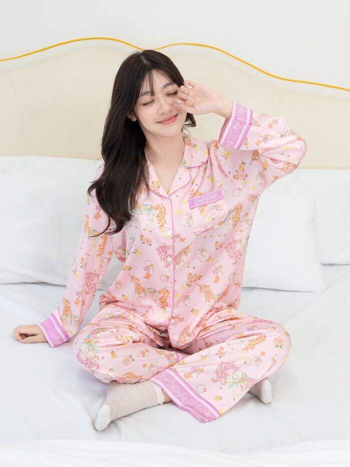 ชุดนอน LovelyNight แขนยาว-ขายาว Fairy Unicorn B25 - Image 4