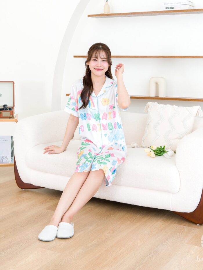 ชุดนอน LovelyNight กระโปรง Rainbow C23 - Image 6