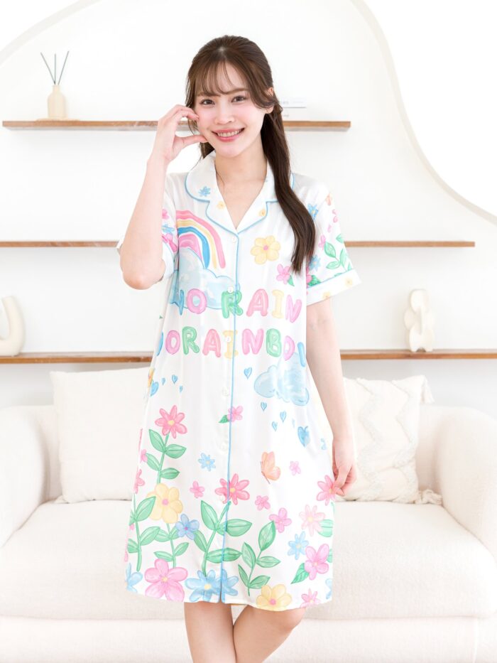 ชุดนอน LovelyNight กระโปรง Rainbow C23 - Image 3