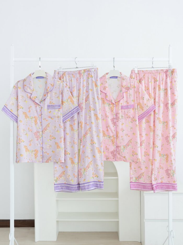 ชุดนอน LovelyNight แขนสั้น-ขายาว Fairy Unicorn D25 - Image 14