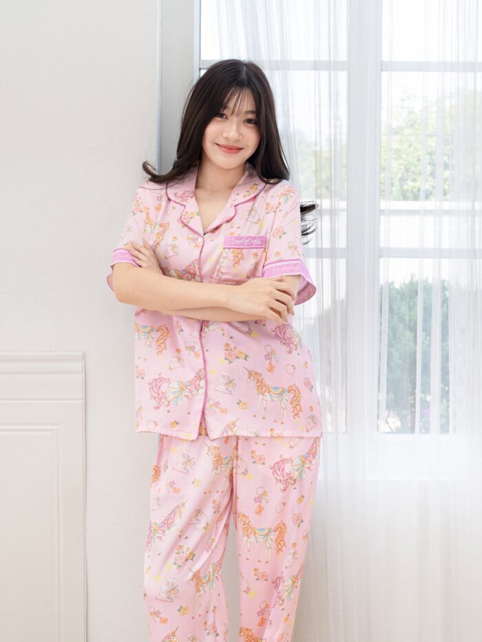ชุดนอน LovelyNight แขนสั้น-ขายาว Fairy Unicorn D25 - Image 11