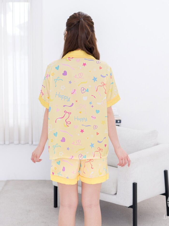 ชุดนอน LovelyNight แขนสั้น-ขาสั้น Happy A22 - Image 18