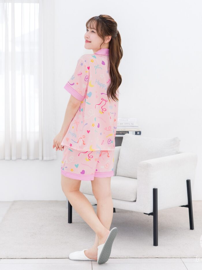ชุดนอน LovelyNight แขนสั้น-ขาสั้น Happy A22 - Image 7