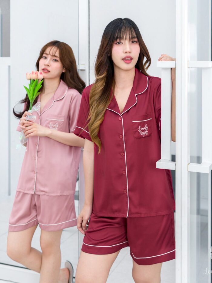 ชุดนอน LovelyNight แขนสั้น-ขาสั้น Daily A37 - Image 12