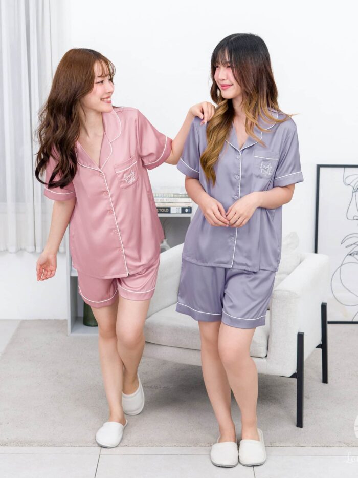 ชุดนอน LovelyNight แขนสั้น-ขาสั้น Daily A37 - Image 23