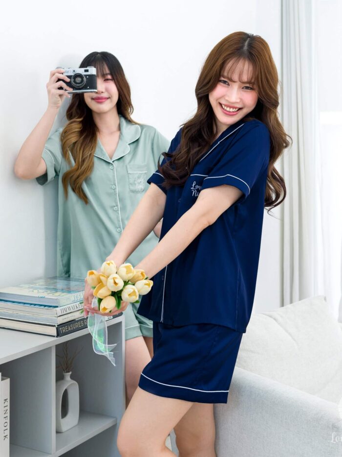 ชุดนอน LovelyNight แขนสั้น-ขาสั้น Daily A37 - Image 7