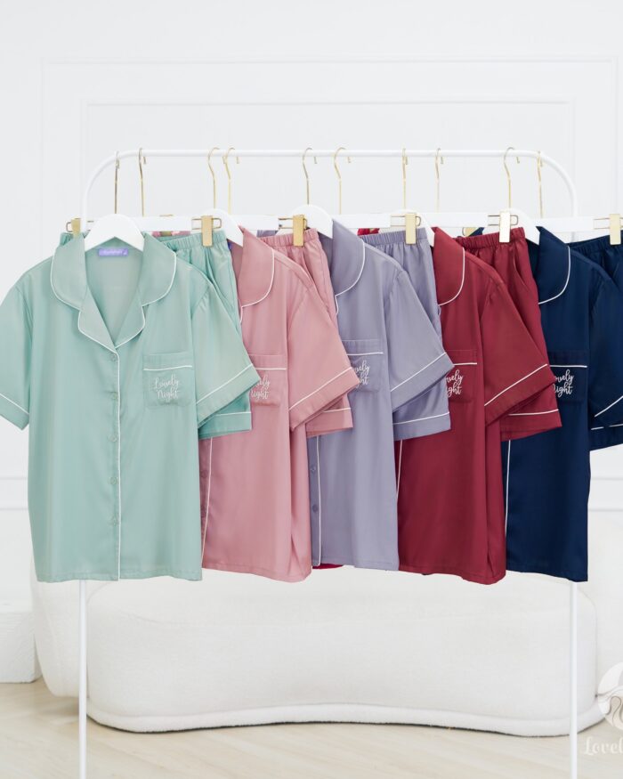 ชุดนอน LovelyNight แขนสั้น-ขาสั้น Daily A37