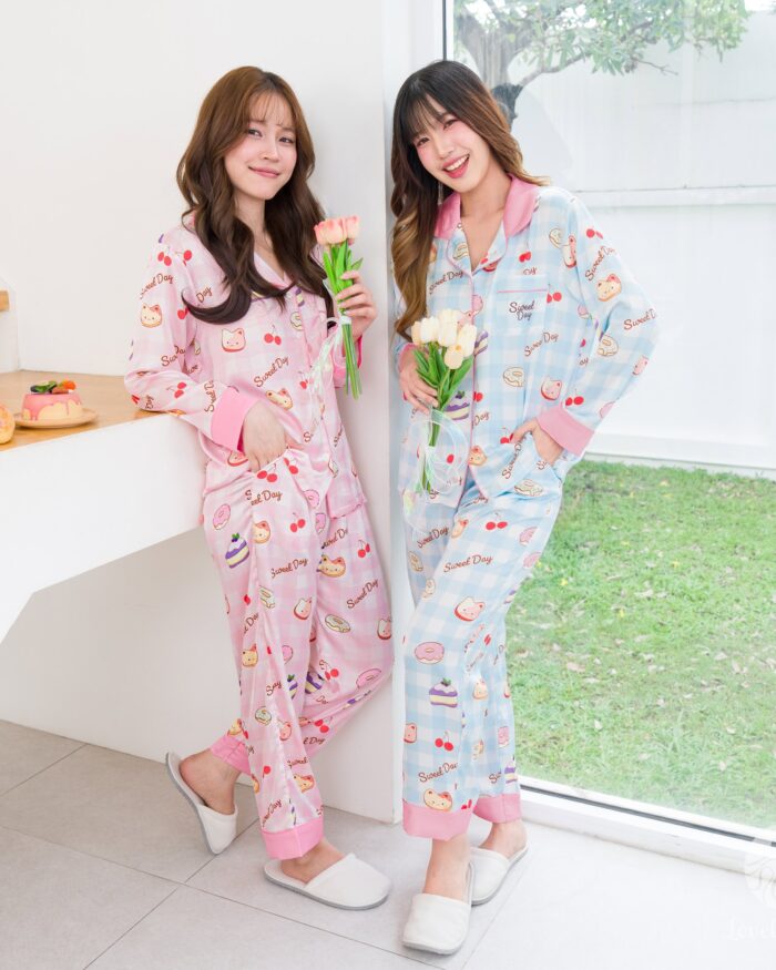 ชุดนอน LovelyNight แขนยาว-ขายาว Sweet Day B30