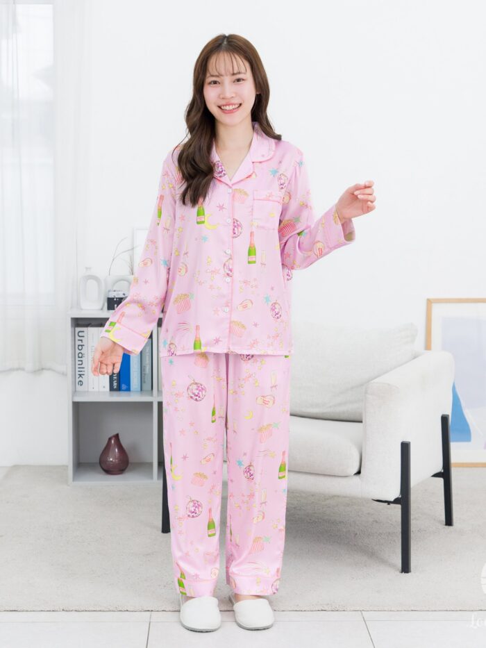 ชุดนอน LovelyNight แขนยาว-ขายาว Party B31 - Image 8