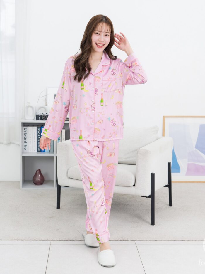 ชุดนอน LovelyNight แขนยาว-ขายาว Party B31 - Image 7