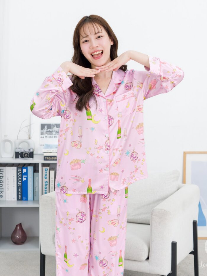 ชุดนอน LovelyNight แขนยาว-ขายาว Party B31 - Image 2