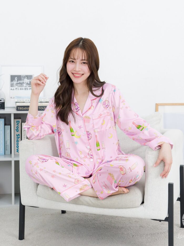 ชุดนอน LovelyNight แขนยาว-ขายาว Party B31 - Image 6