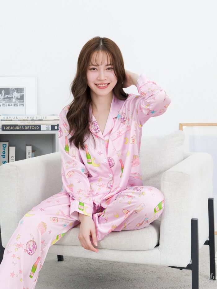 ชุดนอน LovelyNight แขนยาว-ขายาว Party B31 - Image 5