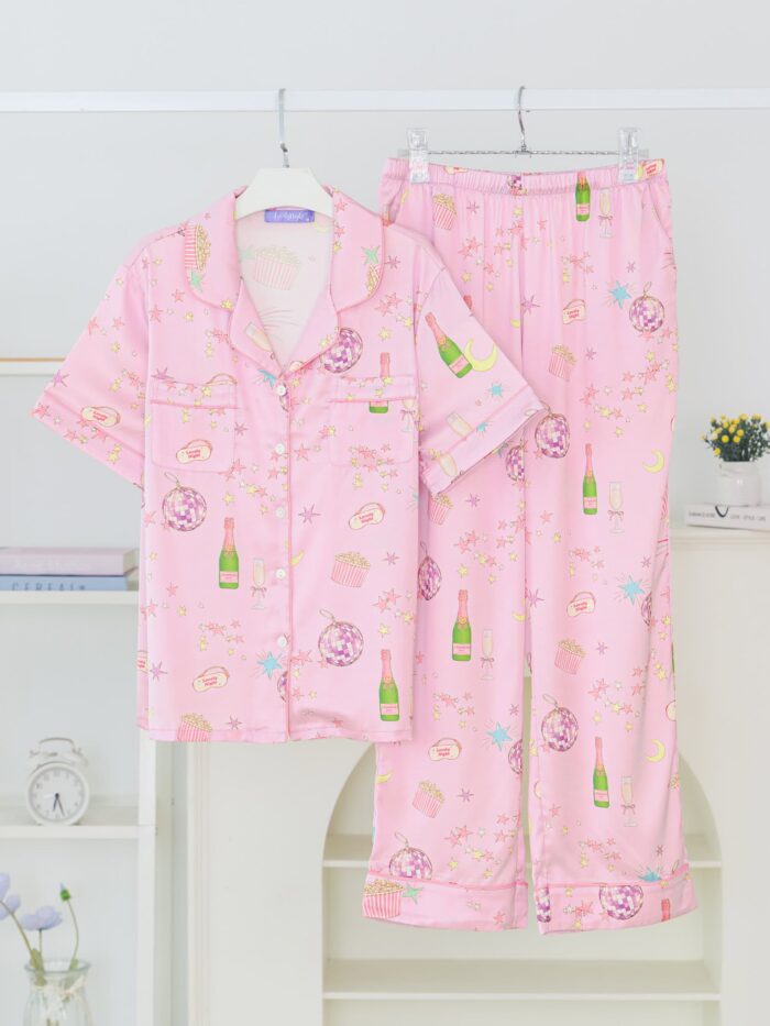 ชุดนอน LovelyNight แขนสั้น-ขายาว Party D31 - Image 8