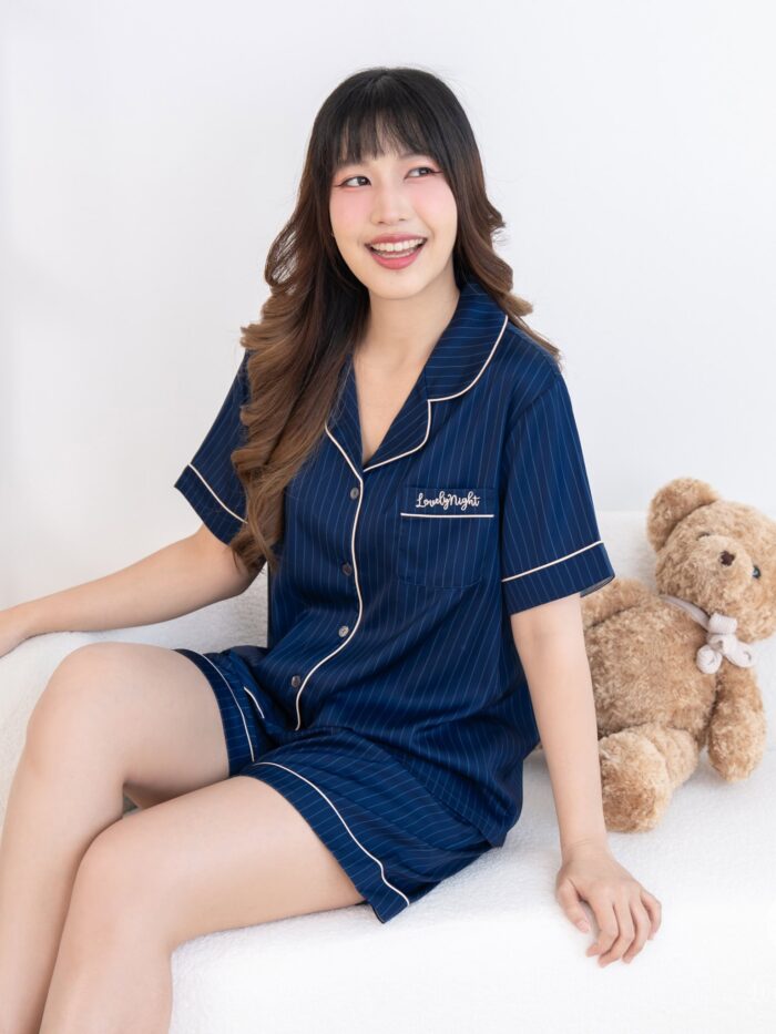 ชุดนอนผู้หญิง LovelyNight แขนสั้น-ขาสั้น Classe A51 - Image 3