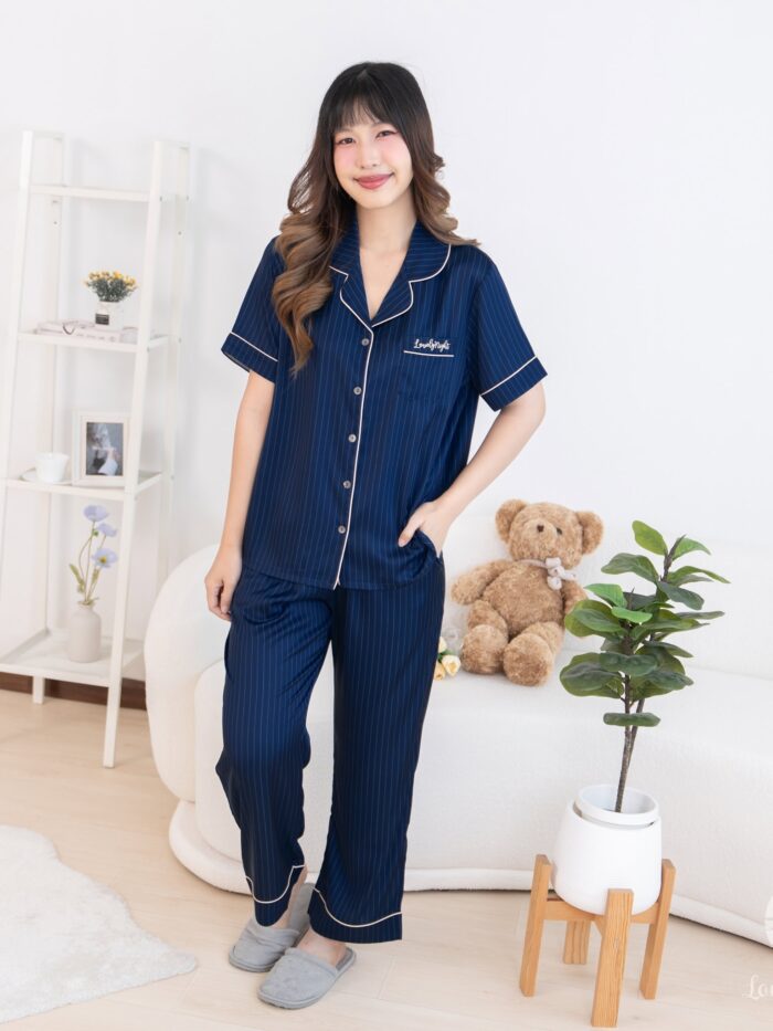 ชุดนอนผู้หญิง LovelyNight แขนสั้น-ขายาว Classe D51 - Image 5