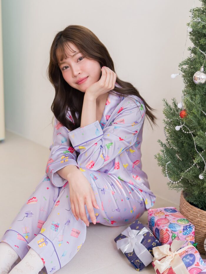 ชุดนอน LovelyNight แขนยาว-ขายาว Best Wishes B39 - Image 4