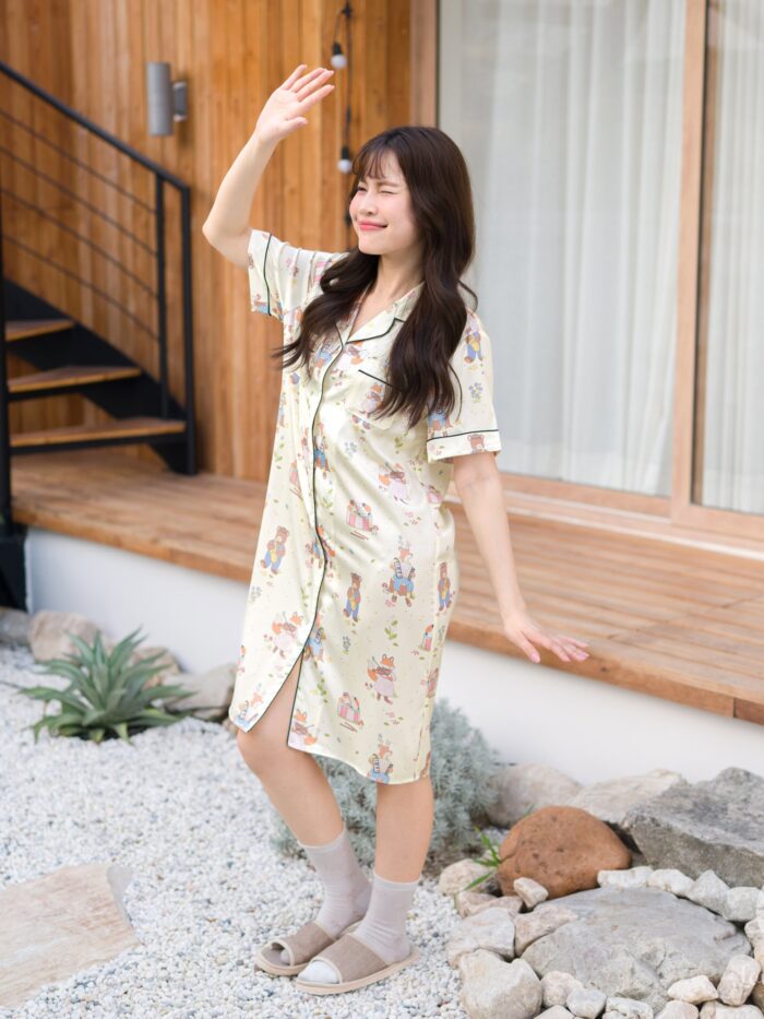 ชุดนอน LovelyNight กระโปรง Wildlife Melody C38 - Image 6
