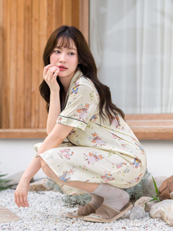 ชุดนอน LovelyNight กระโปรง Wildlife Melody C38 - Image 3