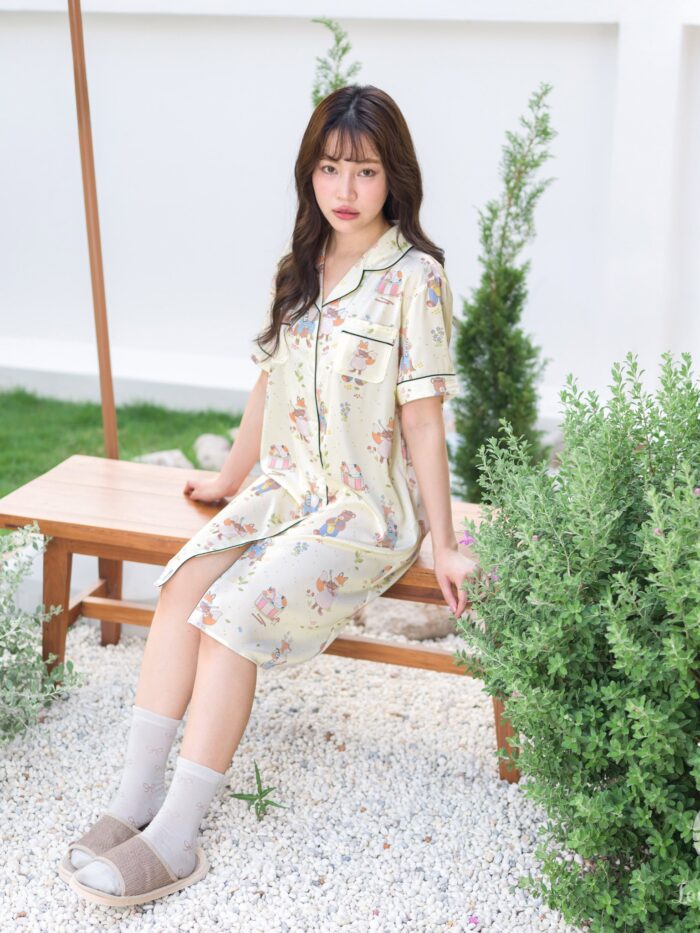 ชุดนอน LovelyNight กระโปรง Wildlife Melody C38 - Image 4