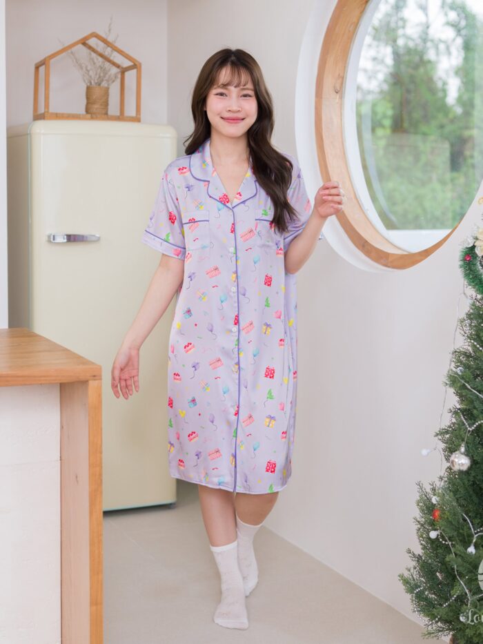 ชุดนอน LovelyNight กระโปรง Best Wishes C39 - Image 7