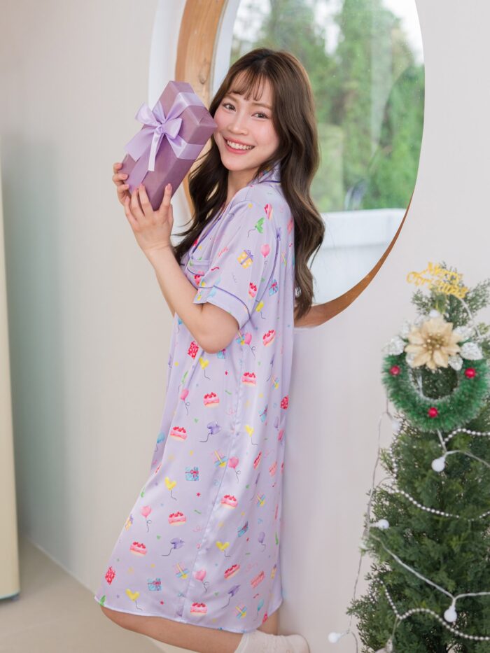ชุดนอน LovelyNight กระโปรง Best Wishes C39 - Image 3