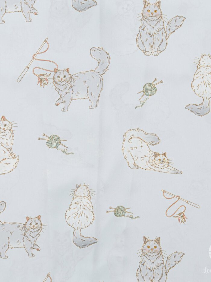 ชุดนอน LovelyNight แขนสั้น-ขายาว Persian Cats D40 - Image 11