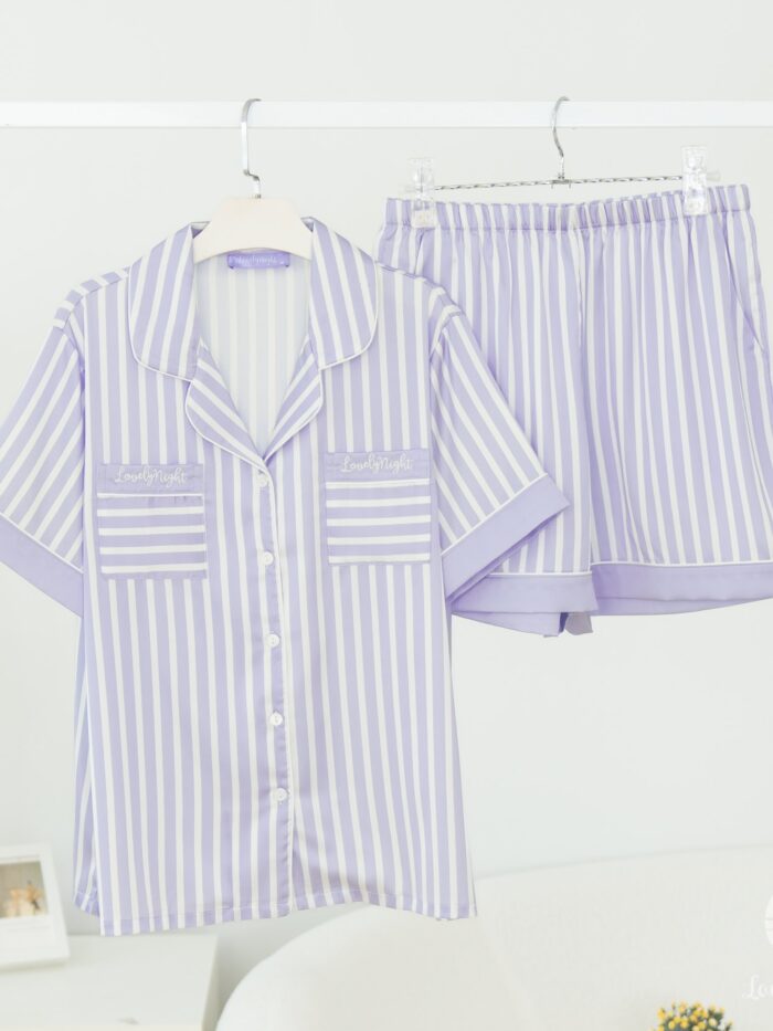 ชุดนอน LovelyNight แขนสั้น-ขาสั้น Pastel Lover A42 - Image 10
