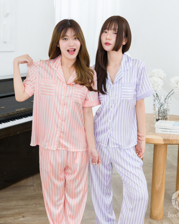 Alternative view of ชุดนอน LovelyNight แขนสั้น-ขายาว Pastel Lover D42