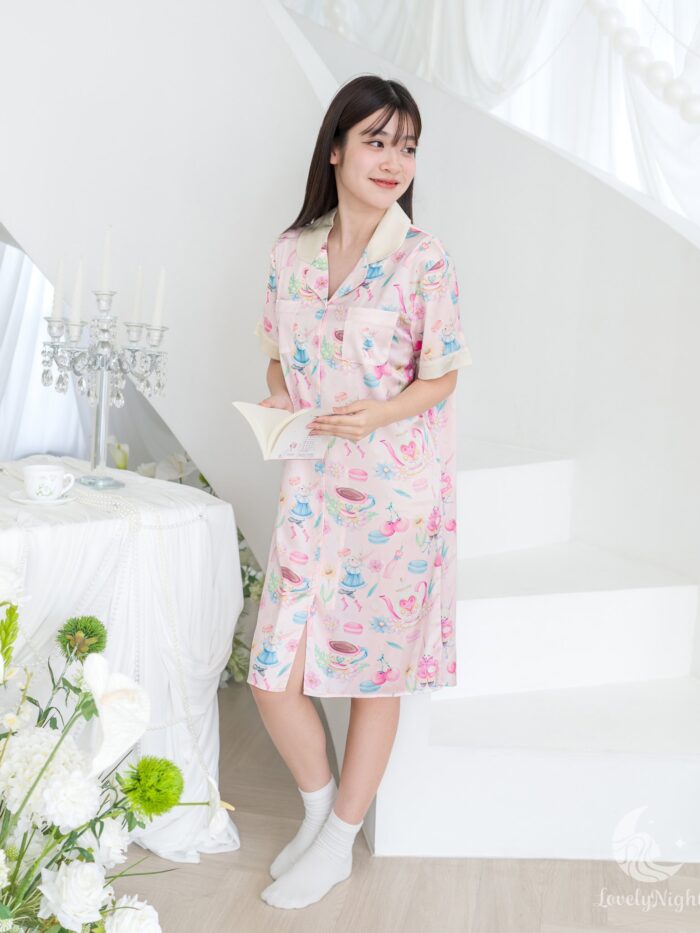 ชุดนอน LovelyNight กระโปรง Macaron Bunny C43 - Image 5