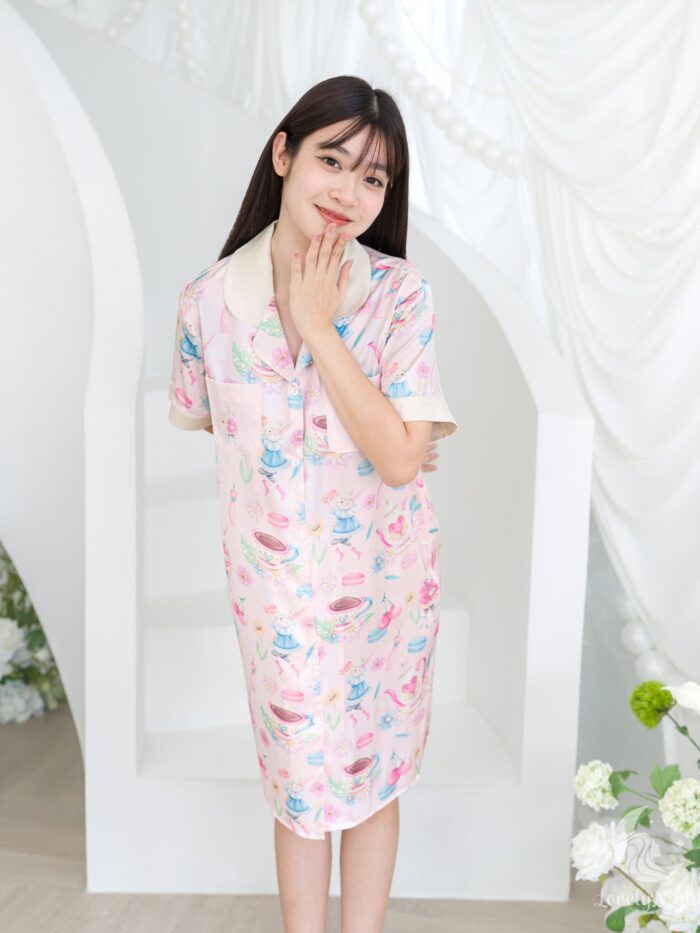 ชุดนอน LovelyNight กระโปรง Macaron Bunny C43 - Image 2