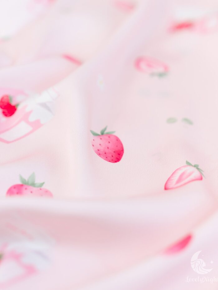 ชุดนอน LovelyNight แขนสั้น-ขายาว Strawberry Milk D11 - Image 10