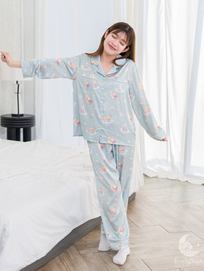 ชุดนอน LovelyNight แขนยาว-ขายาว Bunny Dream B12 - Image 7