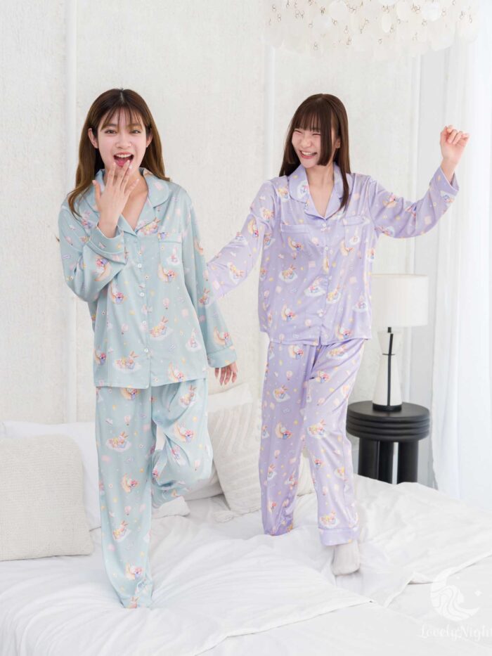 ชุดนอน LovelyNight แขนยาว-ขายาว Bunny Dream B12 - Image 4