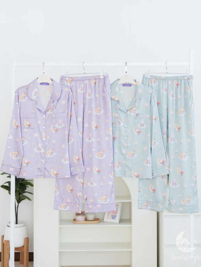 ชุดนอน LovelyNight แขนยาว-ขายาว Bunny Dream B12 - Image 8