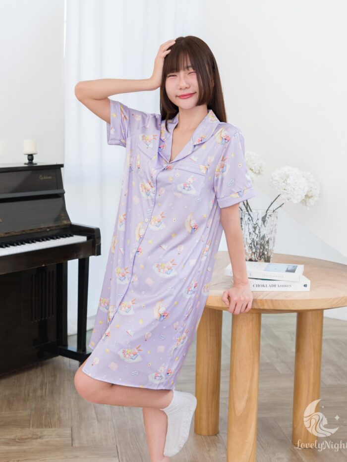 ชุดนอน LovelyNight กระโปรง Bunny Dream C12 - Image 6