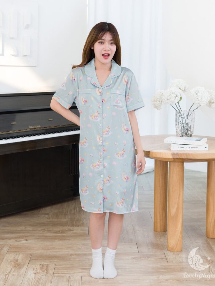ชุดนอน LovelyNight กระโปรง Bunny Dream C12 - Image 5