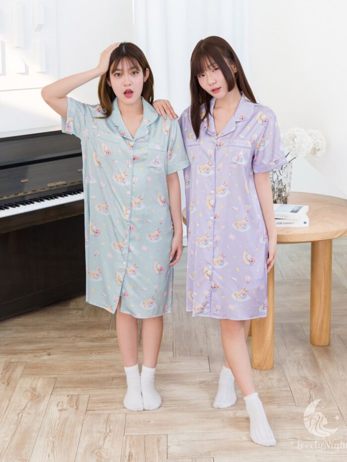 ชุดนอน LovelyNight กระโปรง Bunny Dream C12 - Image 3