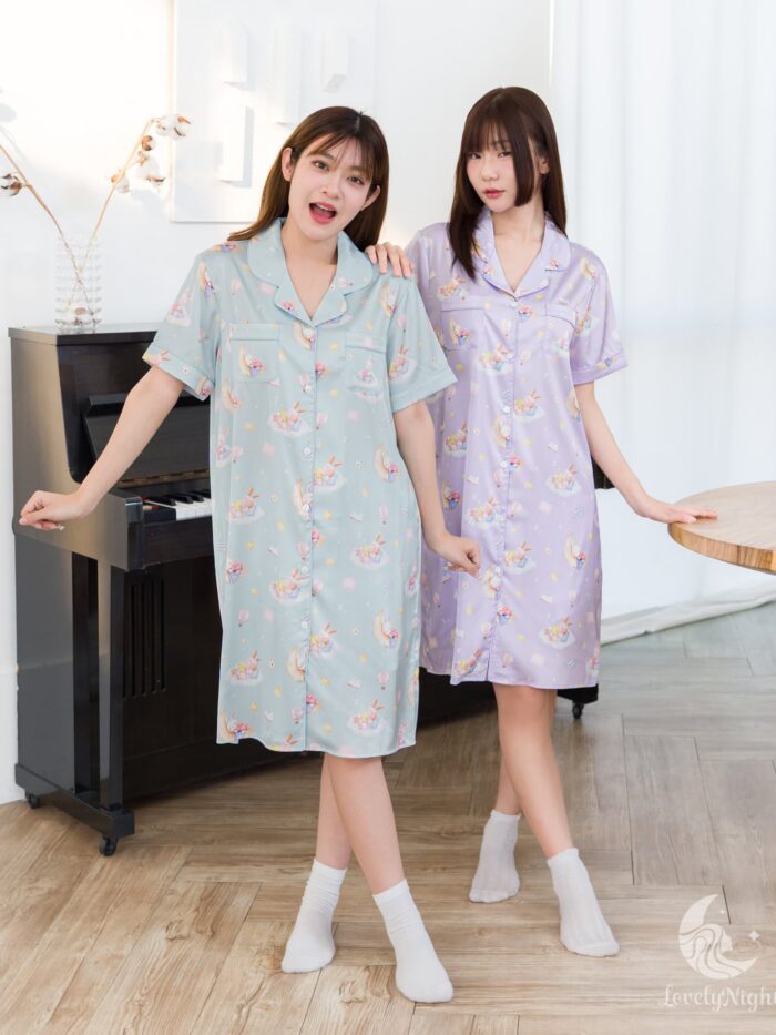 ชุดนอน LovelyNight กระโปรง Bunny Dream C12