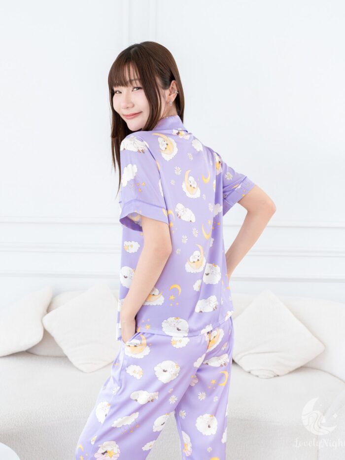 ชุดนอน LovelyNight แขนสั้น-ขายาว Sleepy Sheep D13 - Image 3