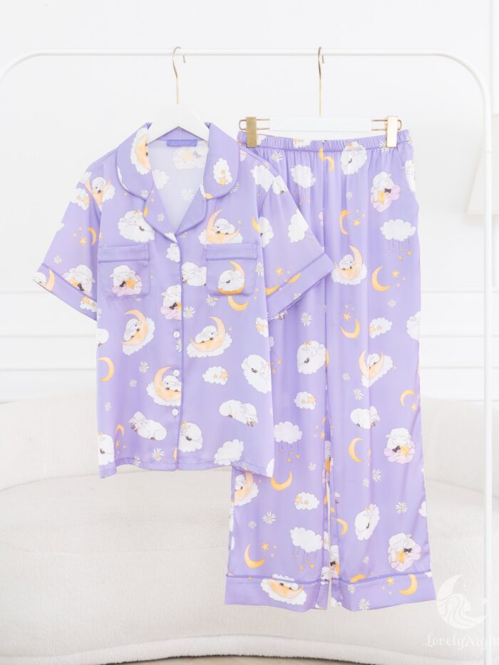ชุดนอน LovelyNight แขนสั้น-ขายาว Sleepy Sheep D13 - Image 8