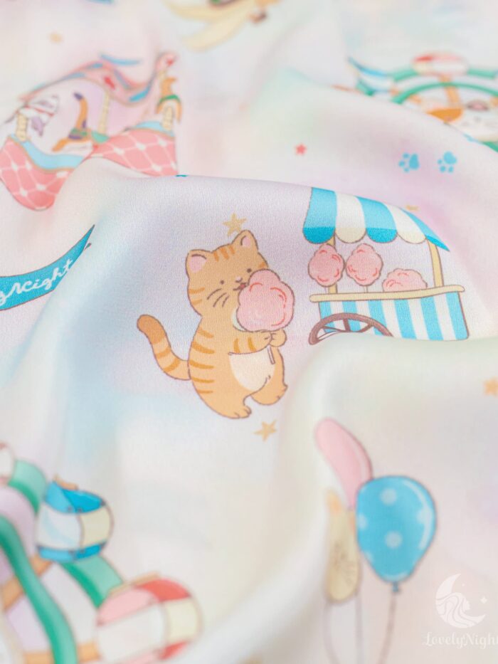 ชุดนอน LovelyNight แขนสั้น-ขาสั้น Candy Cat Land A14 - Image 11